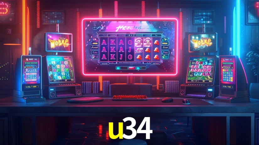 u34: Jogos de Caça-Níqueis-Altas Recompensas, Roleta-Velocidade, Blackjack-Desafios Máximos